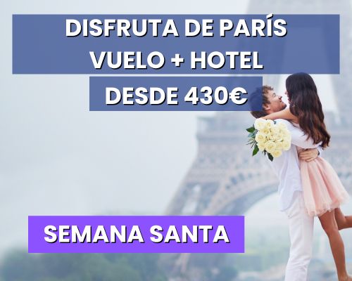 Disfruta de París, Vuelo + Hotel Reseda ***